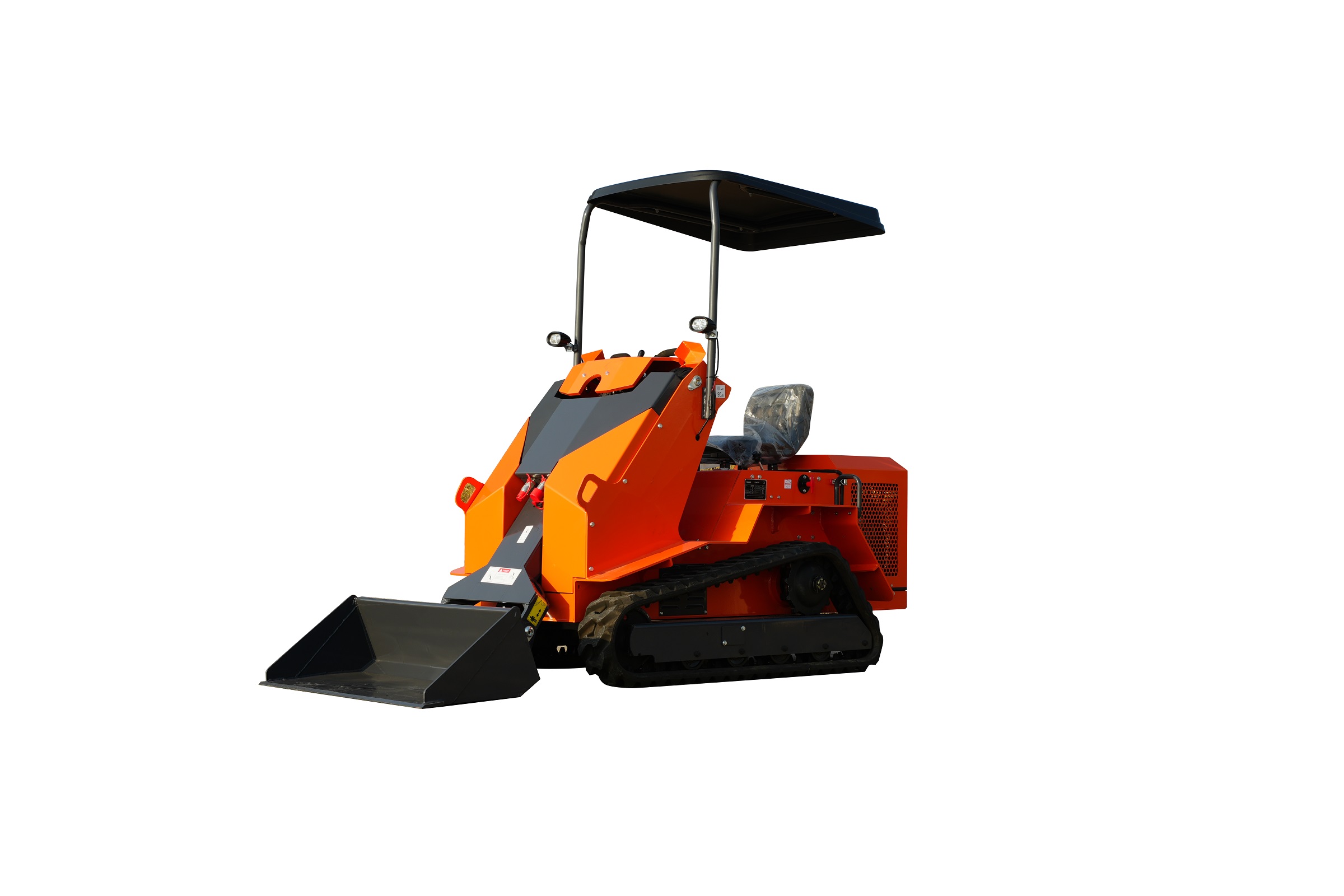 Minicargadora compacta sobre ruedas T490