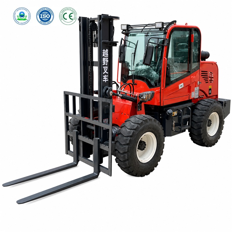 Carretilla elevadora todo terreno 4WD de 1,5 toneladas | Elevación de 3 m