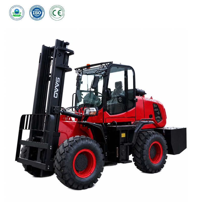 Carretilla elevadora todo terreno 4WD de 4 toneladas | Elevación de 4 m